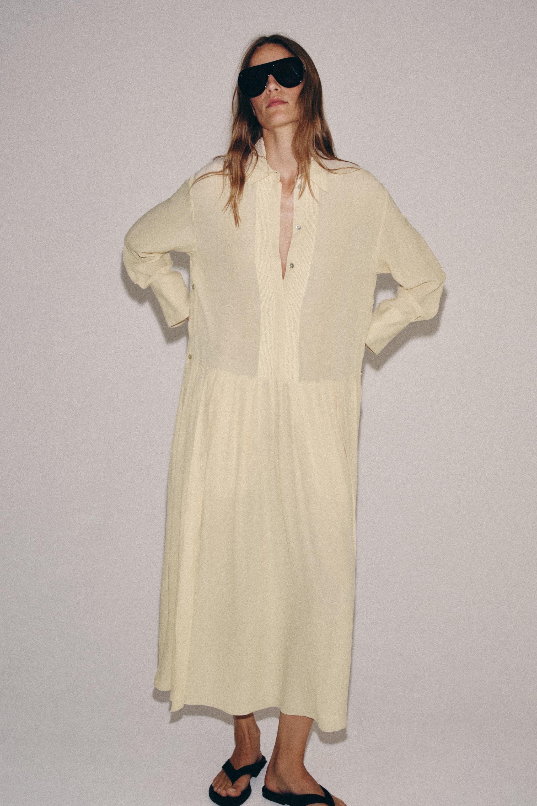 ZW COLLECTION FLOWY SHIRT DRESS